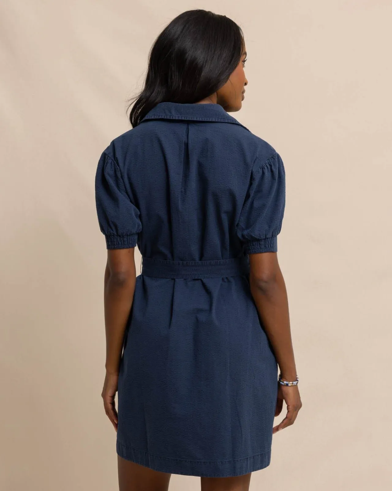 Southern Tide Calan Washed Seersucker Dress New