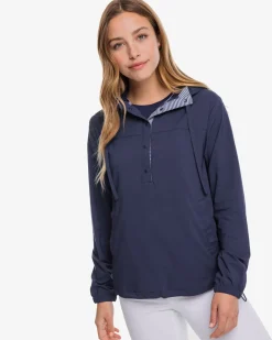 Southern Tide Calie Pop Placket Popover Sale