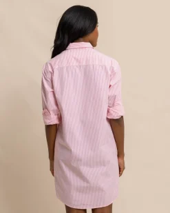 Southern Tide Cam Stripe Poplin Dress Cheap