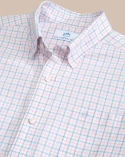 Southern Tide Charleston Larkin Check Long Sleeve Sport Shirt Flash Sale