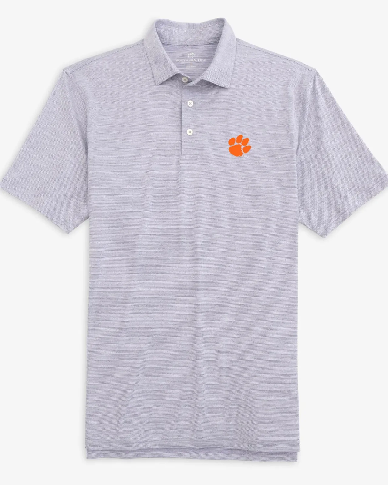 Southern Tide Clemson Tigers Driver Spacedye Polo Shirt Online