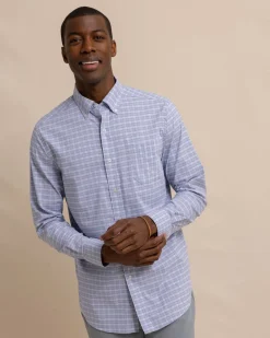 Southern Tide Coastal Passage Trailside Plaid Long Sleeve Sport Shirt Best Sale