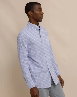 Southern Tide Coastal Passage Trailside Plaid Long Sleeve Sport Shirt Best Sale