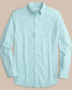 Southern Tide Coastal Passage Trailside Plaid Long Sleeve Sport Shirt Best Sale