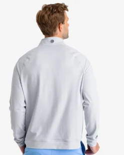 Southern Tide Cruiser Heather Quarter Zip Pullover Best