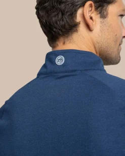 Southern Tide Cruiser Heather Quarter Zip Pullover Best