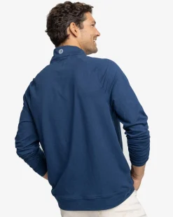 Southern Tide Cruiser Heather Quarter Zip Pullover Best