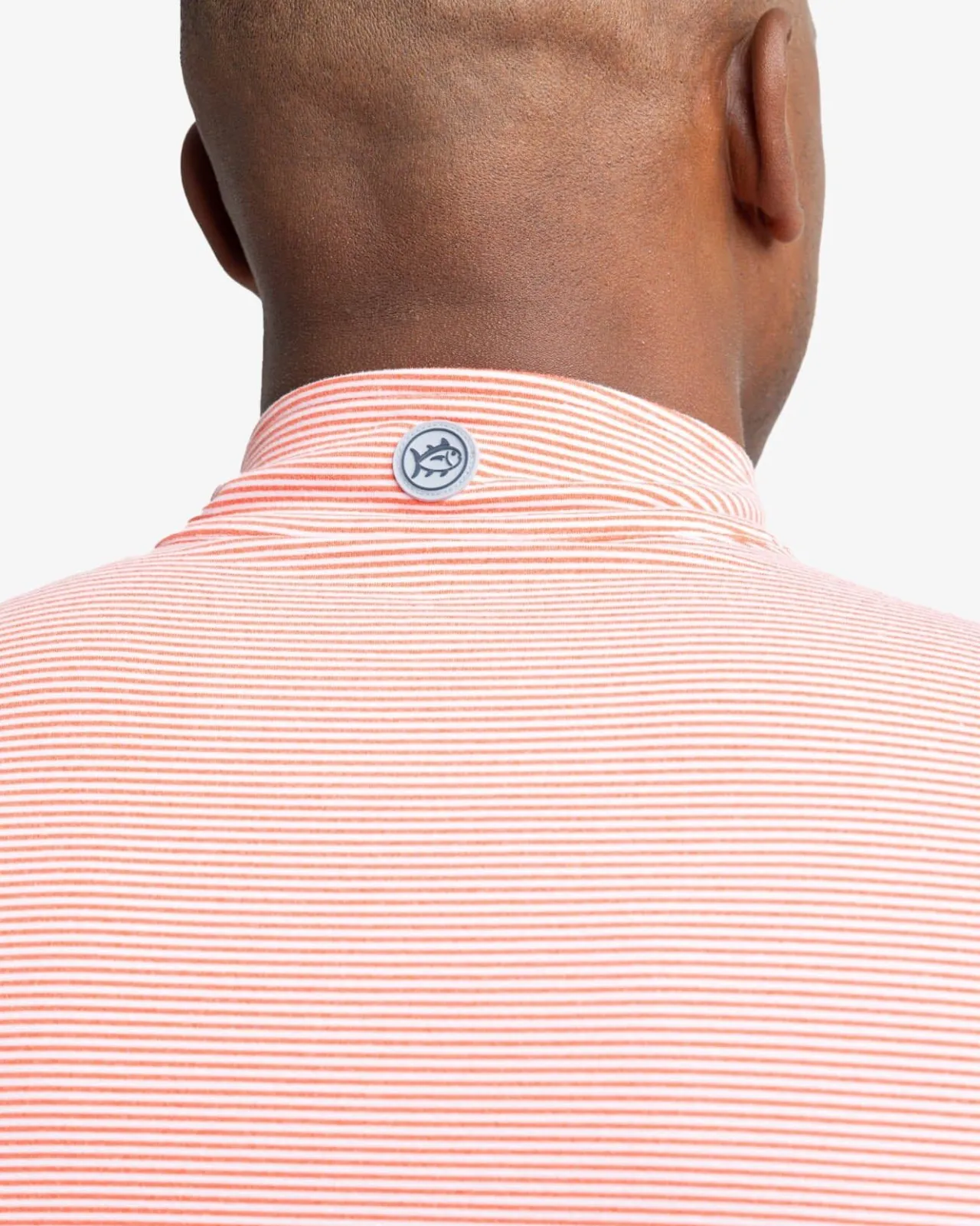 Southern Tide Cruiser Micro-Stripe Heather Quarter Zip New