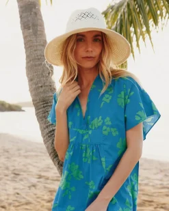 Southern Tide Diamond Packable Beach Hat White New