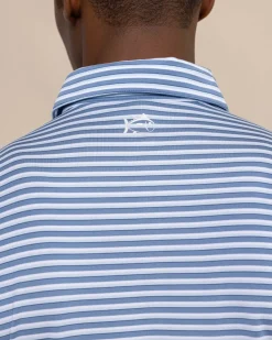 Southern Tide Driver Carova Stripe Polo Shirt New