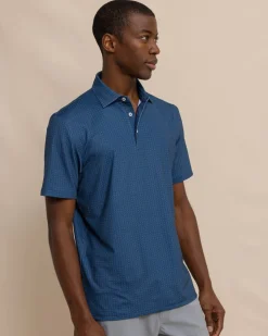 Southern Tide Driver Clubbin It Printed Polo New