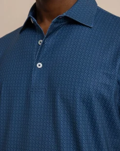 Southern Tide Driver Clubbin It Printed Polo New
