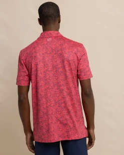 Southern Tide Driver Dive In Polo Shirt Teaberry Pink Hot