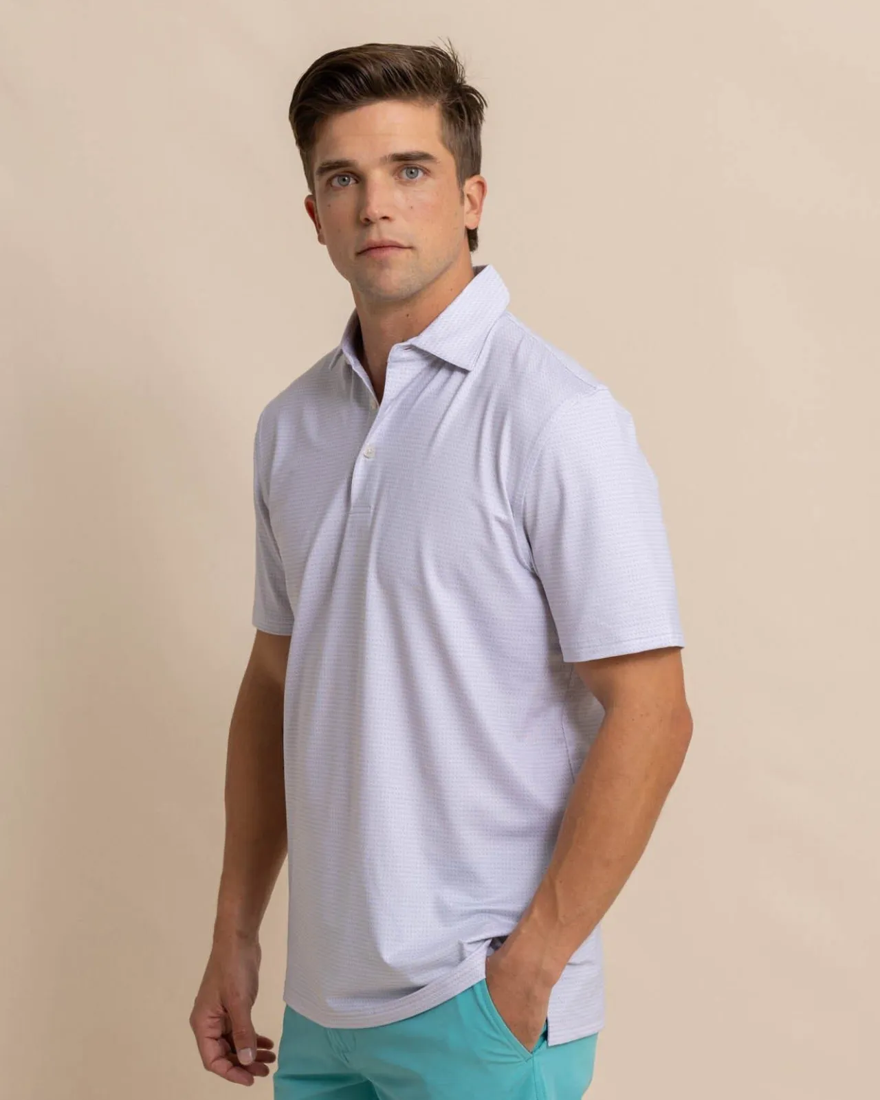 Southern Tide Driver Getting Ziggy With It Printed Polo Online