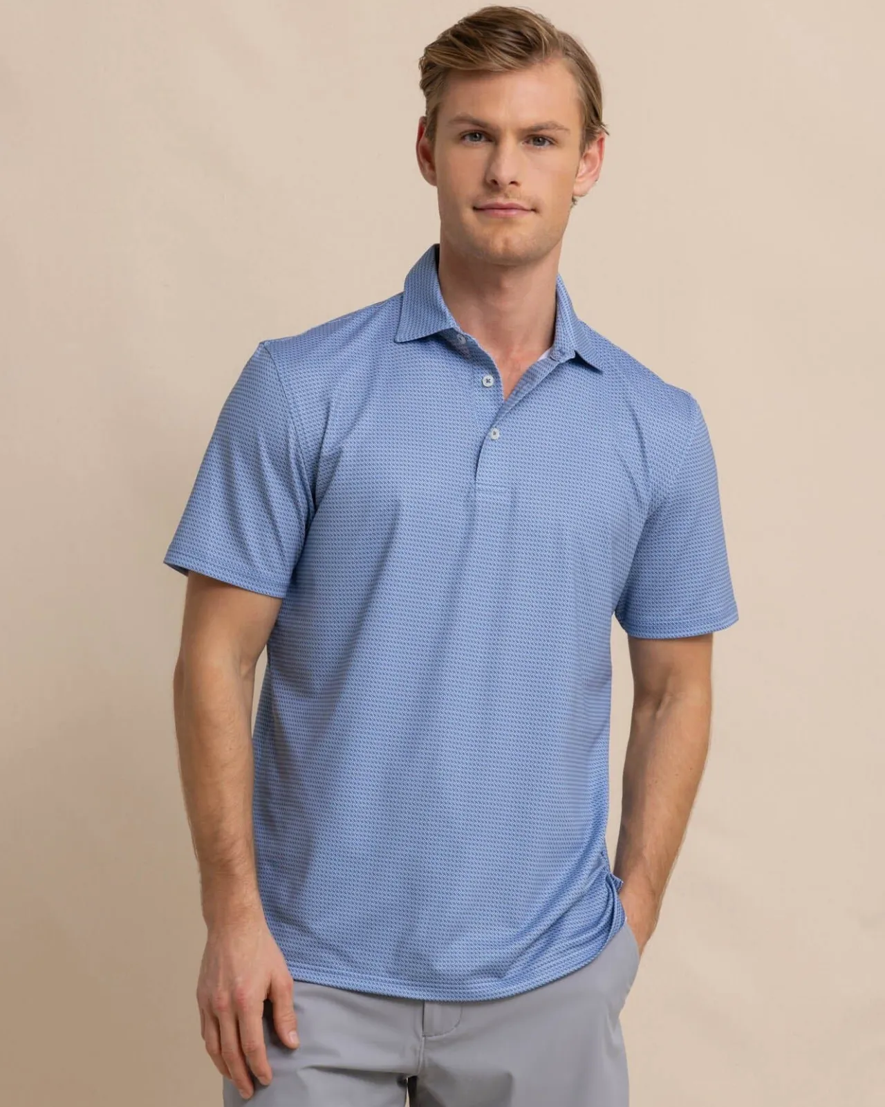 Southern Tide Driver Getting Ziggy With It Printed Polo Online