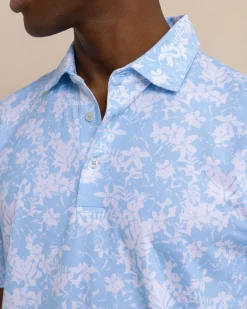 Southern Tide Driver Island Blooms Printed Polo Cheap
