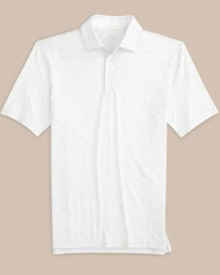 Southern Tide Driver Over Clubbing Print Performance Polo Shirt Discount