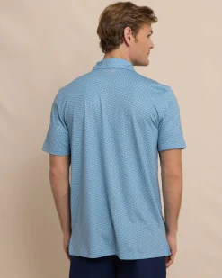 Southern Tide Driver Vacation Views Printed Polo Cheap