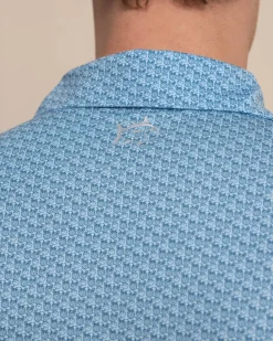 Southern Tide Driver Vacation Views Printed Polo Cheap