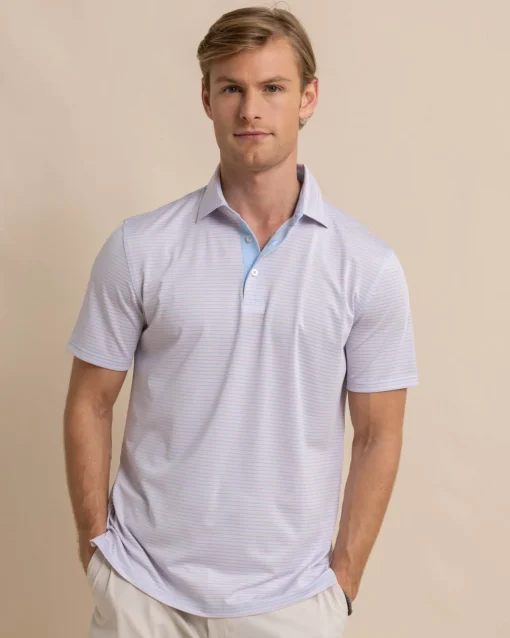 Southern Tide Driver Verdae Stripe Polo Clearance