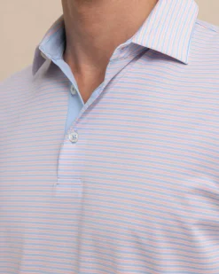 Southern Tide Driver Verdae Stripe Polo Clearance