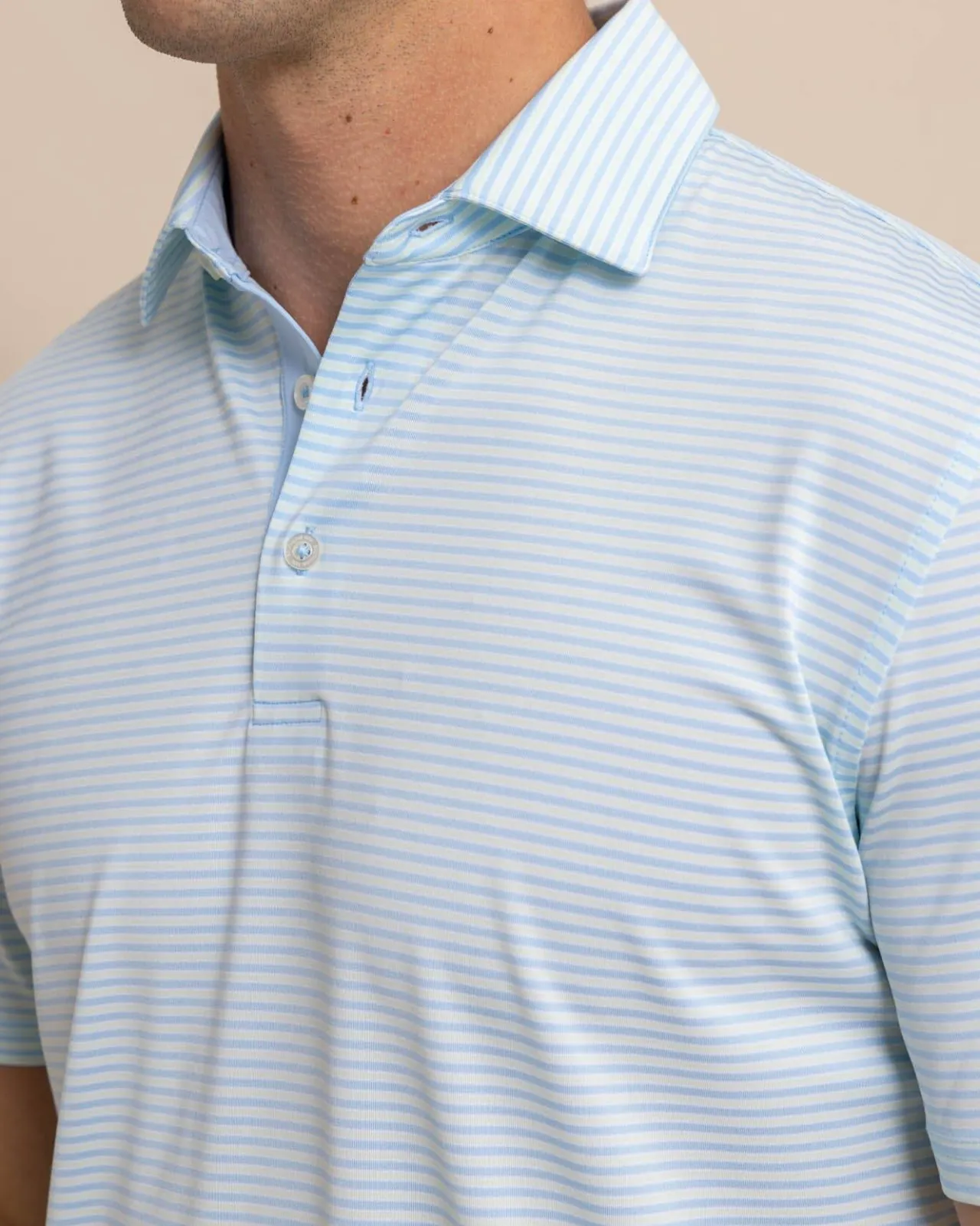 Southern Tide Driver Verdae Stripe Polo Clearance