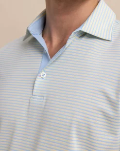 Southern Tide Driver Verdae Stripe Polo Clearance