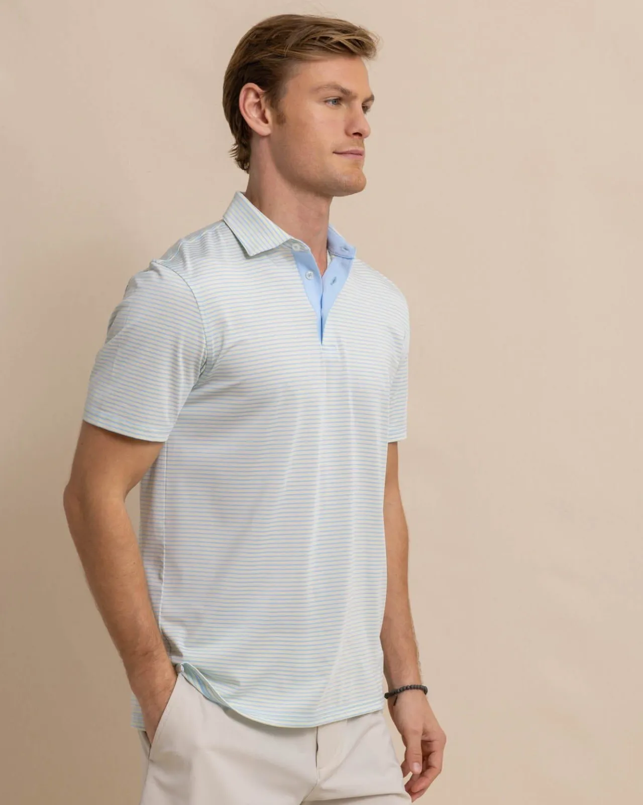 Southern Tide Driver Verdae Stripe Polo Clearance