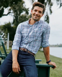 Southern Tide Durwood Plaid Intercoastal Sport Shirt Best