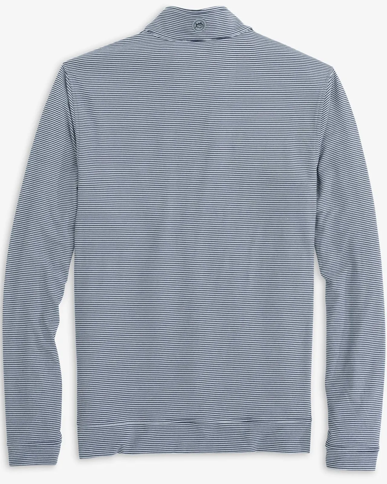 Southern Tide East Tennessee State Cruiser Micro-Stripe Heather Quarter Zip Heather Navy Shop