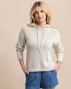 Southern Tide Everlee Hoodie Sweater Stone Outlet