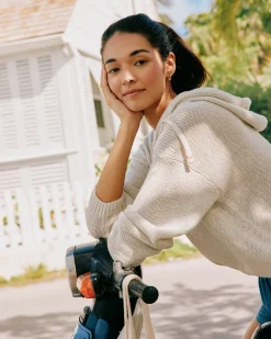 Southern Tide Everlee Hoodie Sweater Stone Outlet