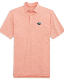 Southern Tide Florida Gators Driver Spacedye Polo Shirt Best Sale