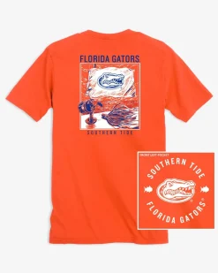 Southern Tide Florida Gators Fishing Flag T-Shirt Sale