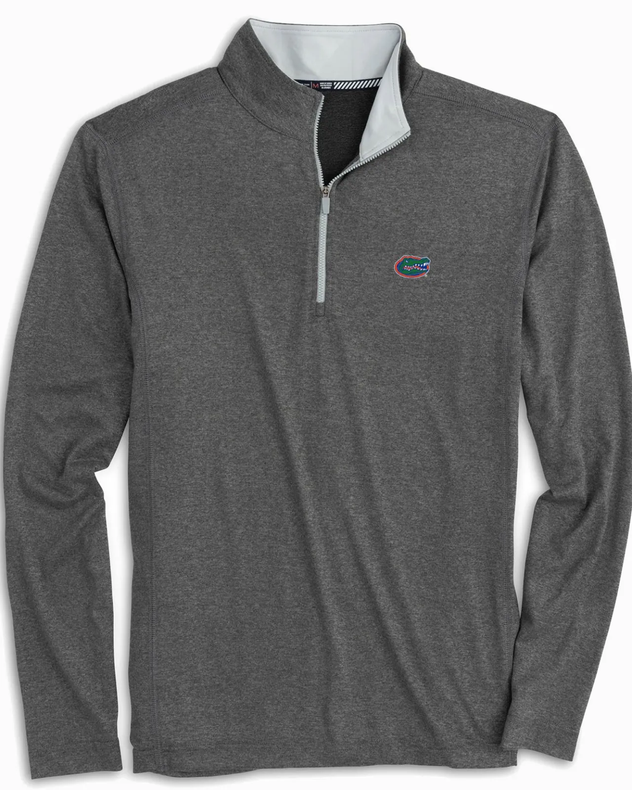 Southern Tide Florida Gators Flanker Quarter Zip Pullover Heather Polarized Grey Cheap