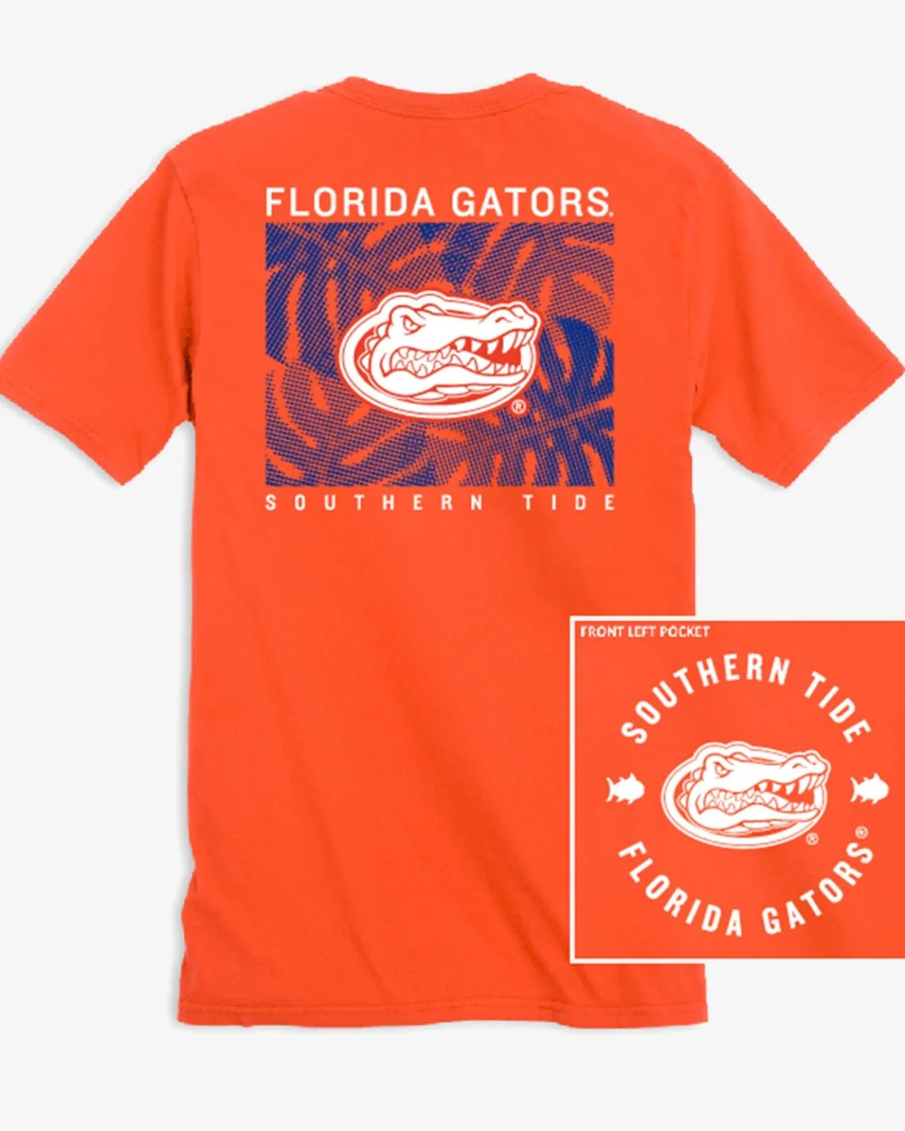 Southern Tide Florida Gators Halftone Monstera T-Shirt Best
