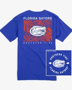 Southern Tide Florida Gators Halftone Monstera T-Shirt Best