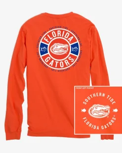 Southern Tide Florida Gators Ring Badge T-Shirt Endzone Orange Sale