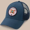 Southern Tide Florida Patch Performance Trucker Hat Seven Seas Blue Best