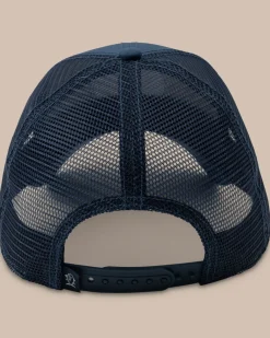 Southern Tide Florida Patch Performance Trucker Hat Seven Seas Blue Best