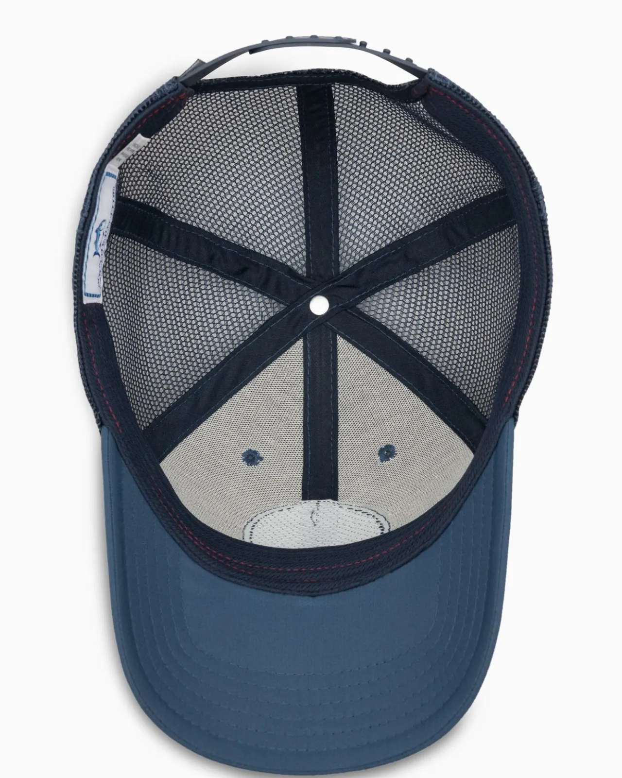 Southern Tide Florida Patch Performance Trucker Hat Seven Seas Blue Best