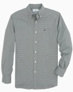 Southern Tide Georgia Bulldogs Gingham Button Down Shirt Discount