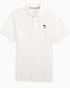 Southern Tide Georgia Southern Eagles Skipjack Polo Classic White Shop