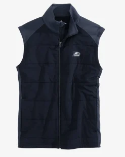 Southern Tide Georgia Southern Eagles Vest Heather Navy Cheap