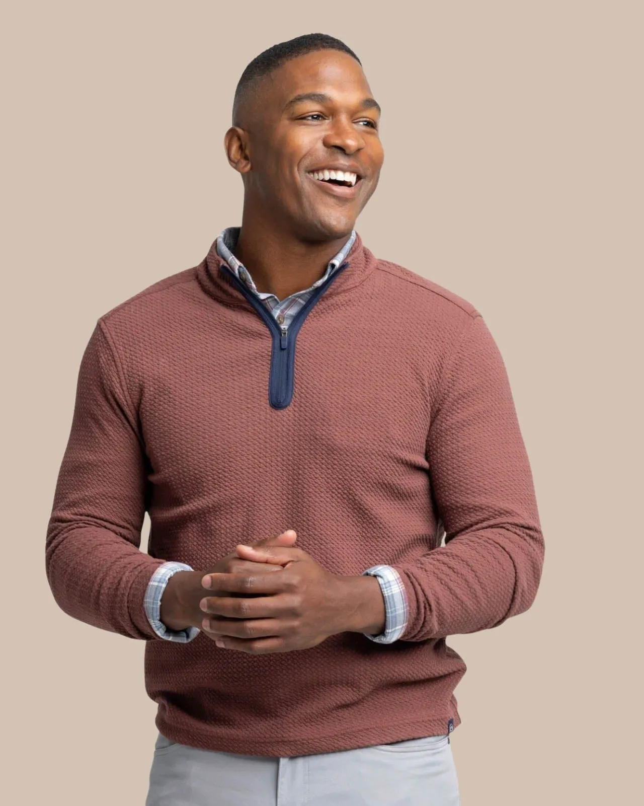 Southern Tide Heather Outbound Quarter Zip Hot