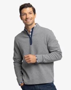 Southern Tide Heather Outbound Quarter Zip Hot