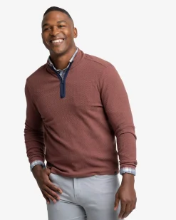 Southern Tide Heather Outbound Quarter Zip Hot