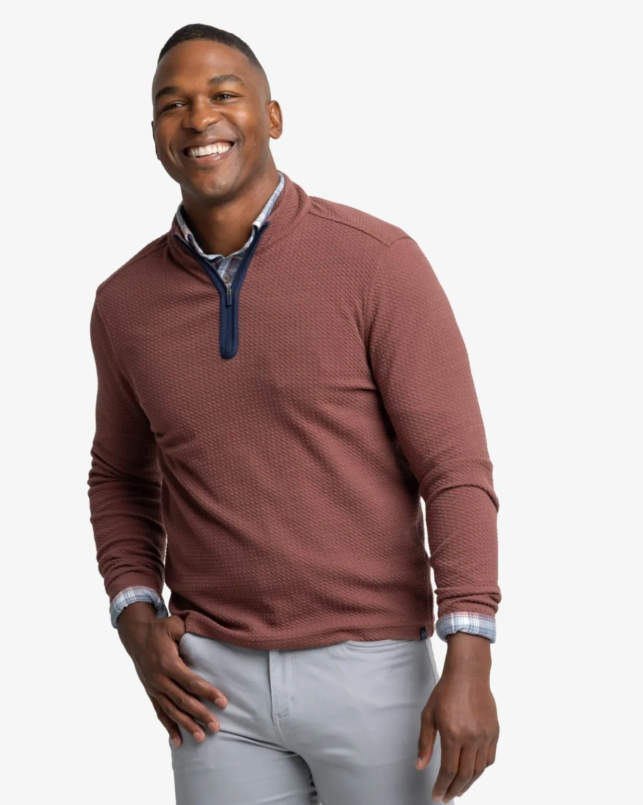 Southern Tide Heather Outbound Quarter Zip Hot