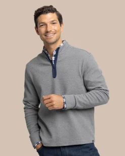 Southern Tide Heather Outbound Quarter Zip Hot