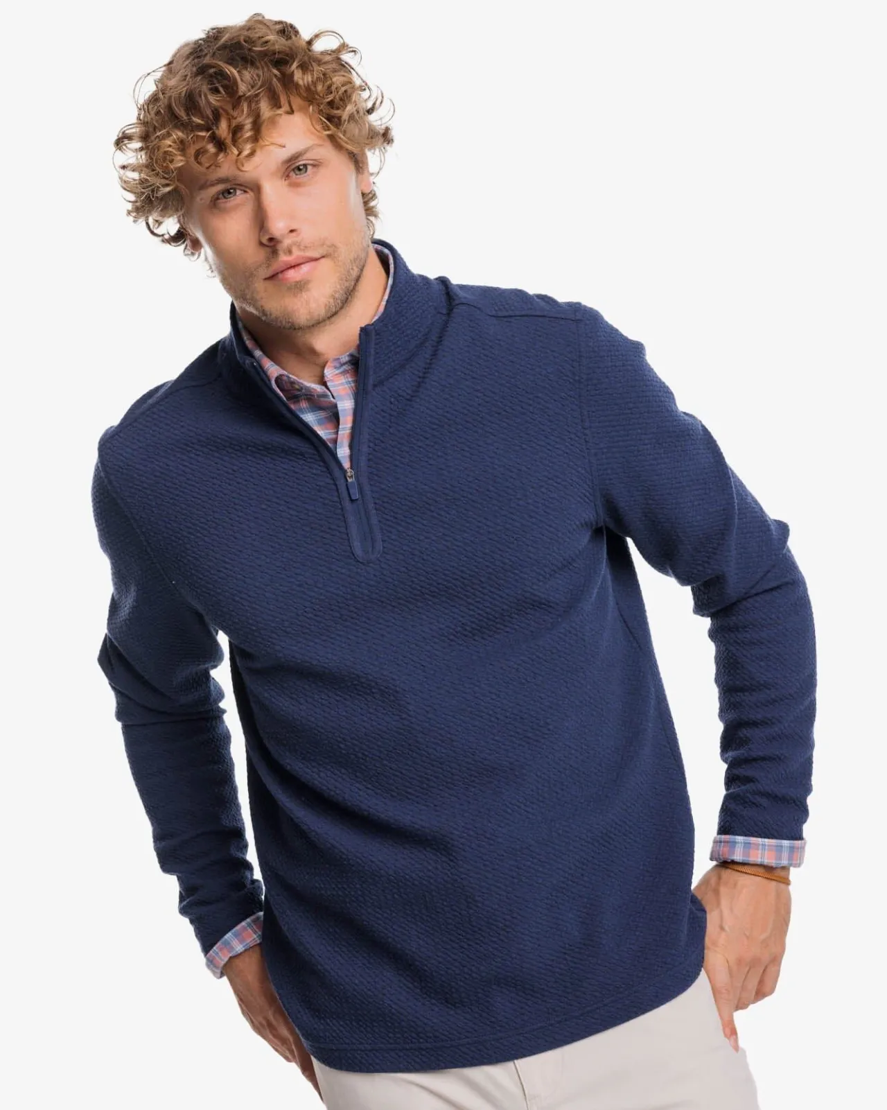 Southern Tide Heather Outbound Quarter Zip Hot